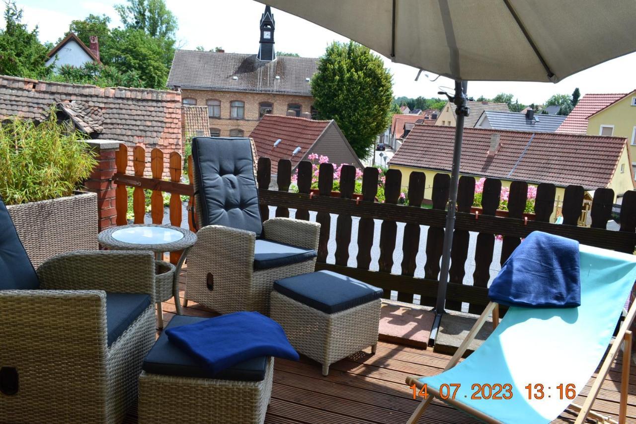 Ferienwohnung Mit Ausblick In Wimmelburg Exteriör bild