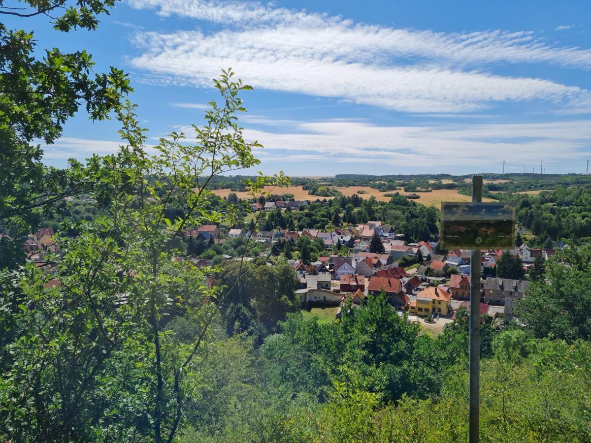 Ferienwohnung Mit Ausblick In Wimmelburg Exteriör bild